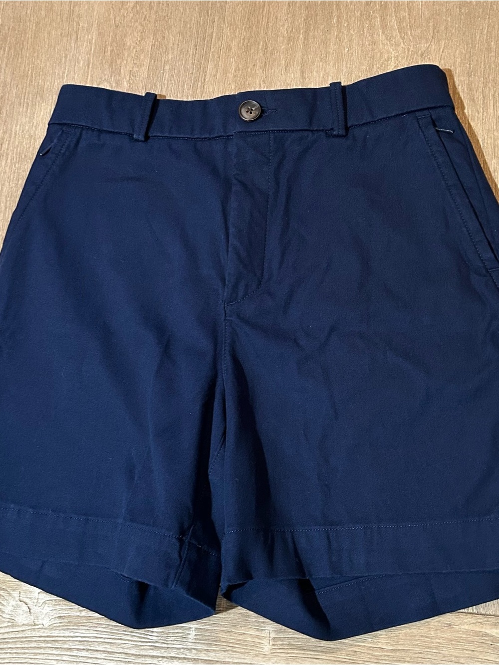 SPANX SPANXsupersmooth® Stretch Twill Shorts - Timeless Navy Blue - Size M